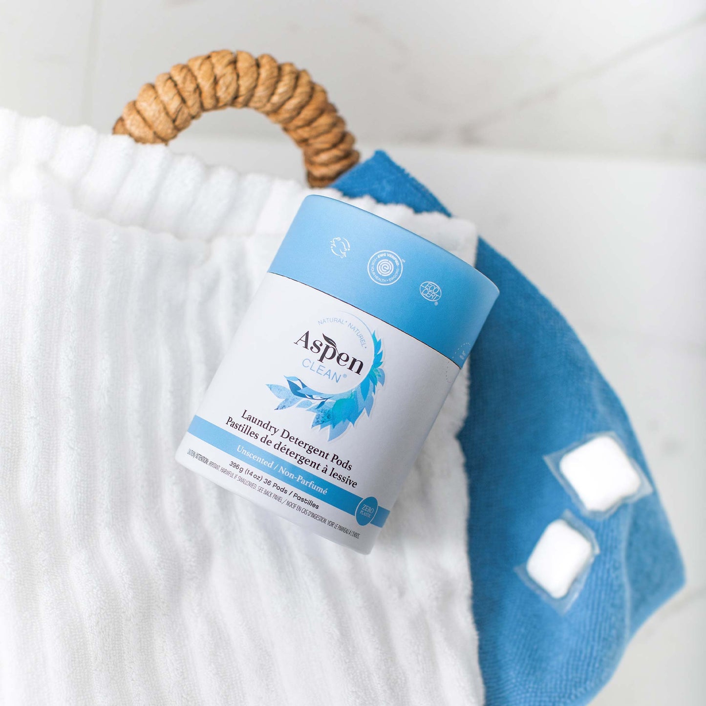 AspenClean Unscented Laundry Pods