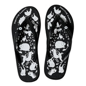 Natural Rubber Thongs, Black, Edgar's Mission - Vegan America