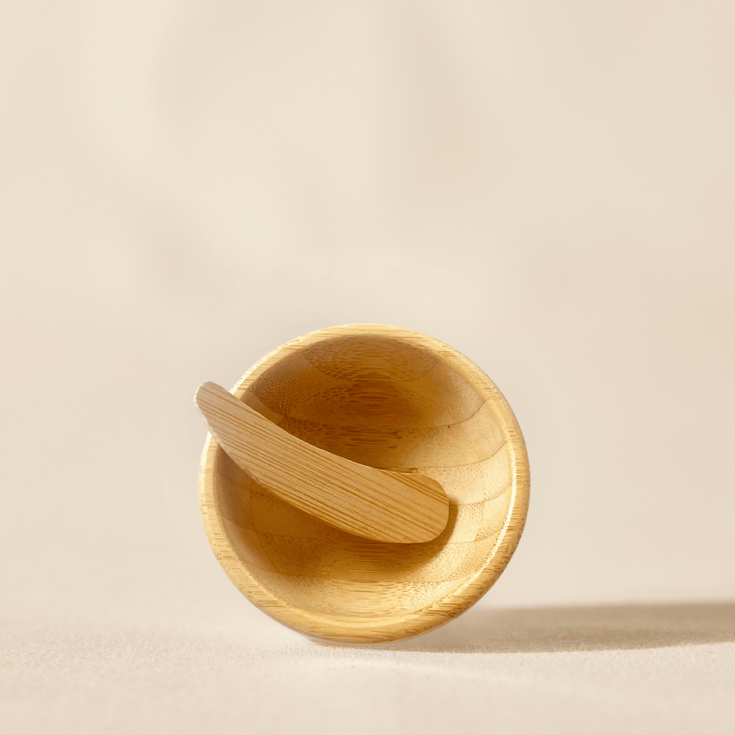 Mini Bamboo Mixing Bowl & Spoon