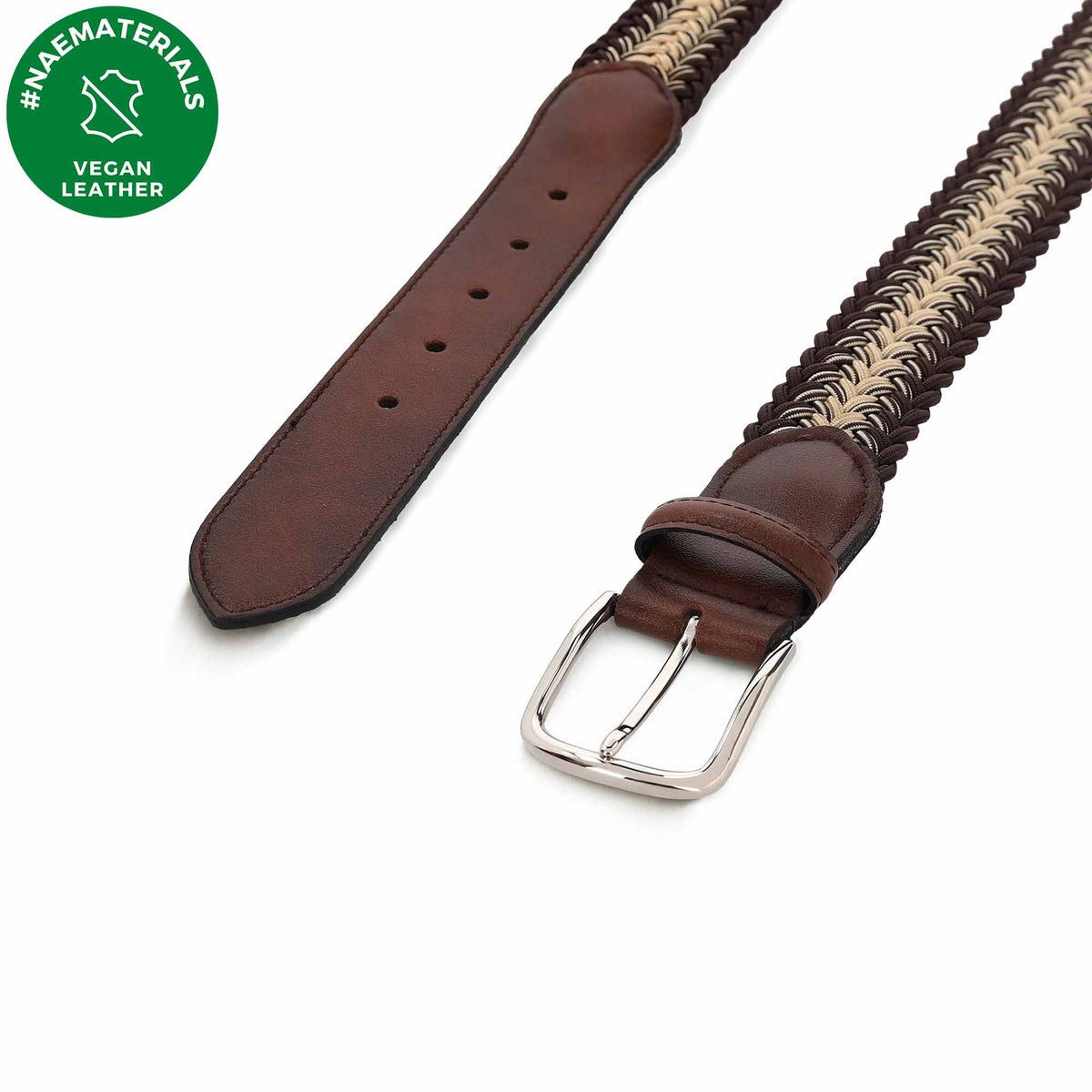 Men's Vegan Belt Aran Brown - Vegan America