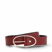 Women's AppleSkin Vegan Belt Batea Red - Vegan America
