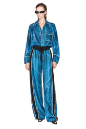 Ocean Icosahedron woman Eucalyptus Pants