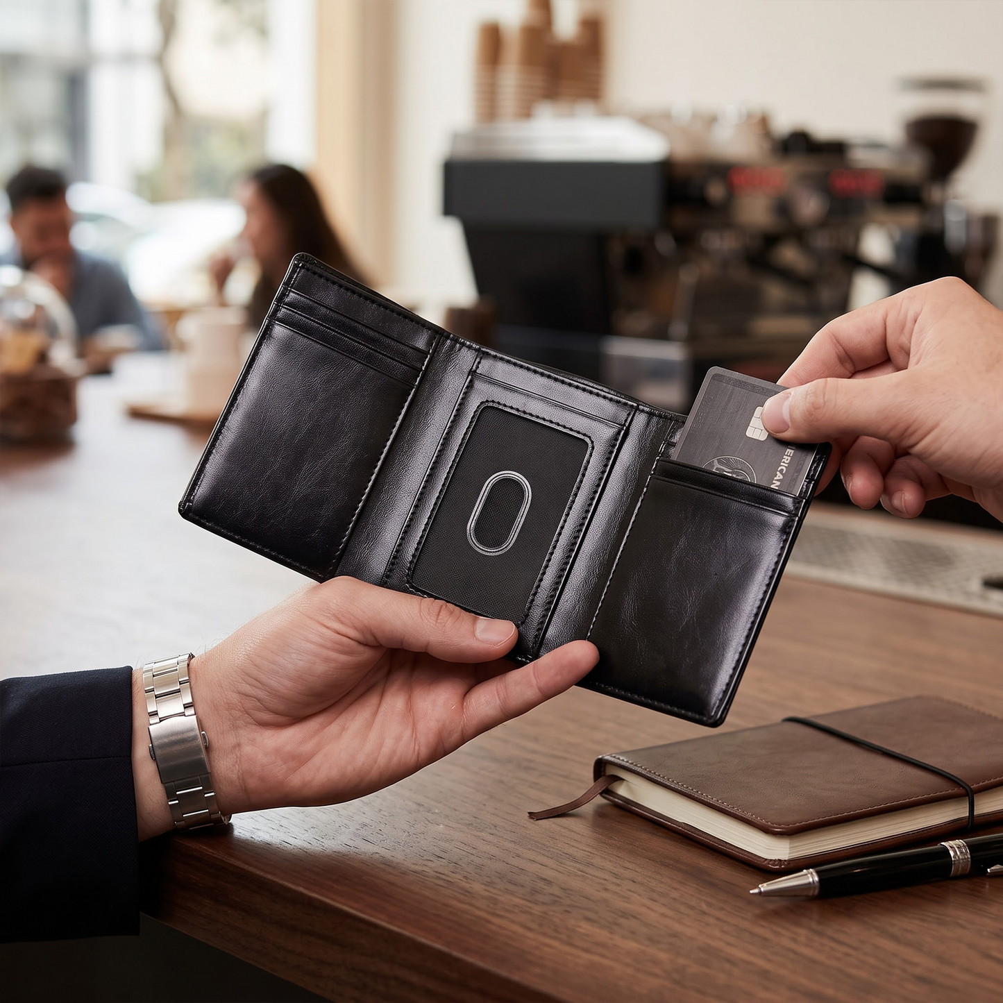 Trifold Vegan Wallet