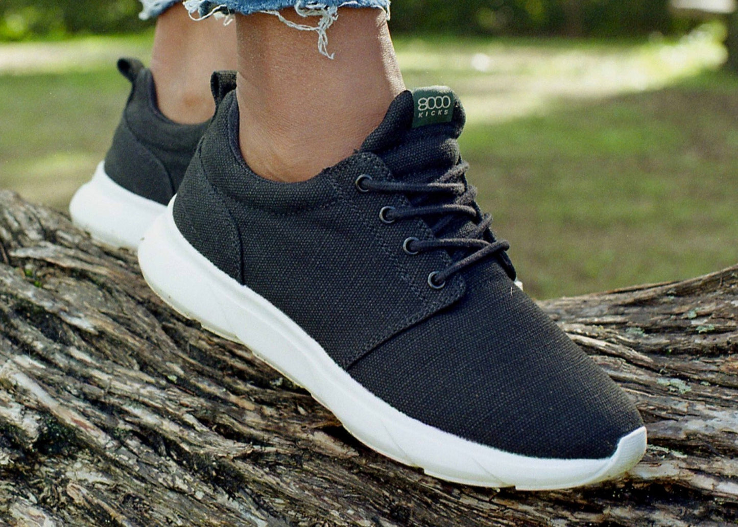 Explorer V2 for Men Black and White - Vegan America