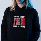 Until Every Cage Is Empty Hoodie - Vegan America