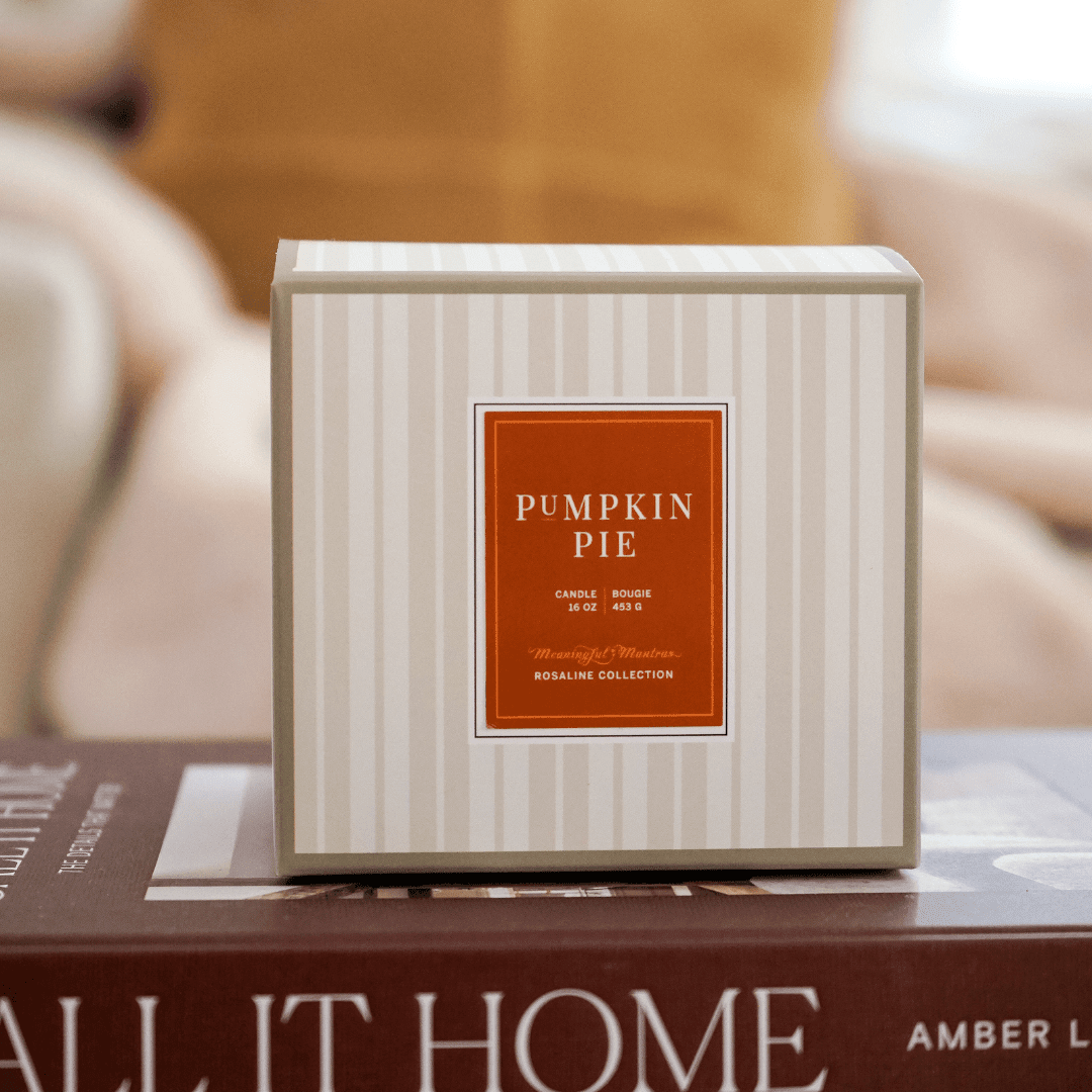 3-Wick Pumpkin Pie Natural Candle 16oz Rosaline Collection - Vegan America