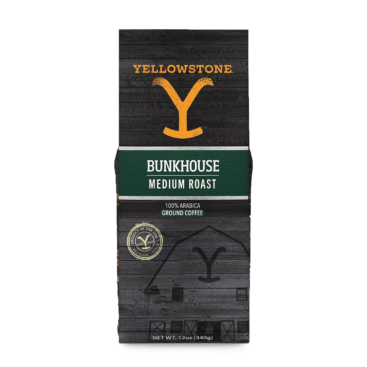 Yellowstone 12oz Bunkhouse Medium Roast Ground Coffee - Vegan America