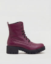 Women's Boots Workers No. 3 Burgundy - Vegan America