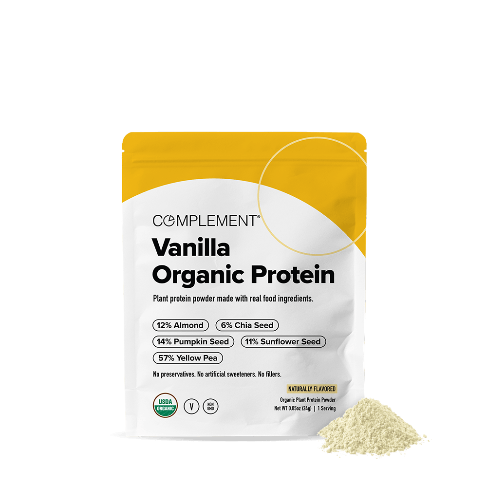 COMPLEMENT® Organic Protein Single Serving - Vanilla - Vegan America