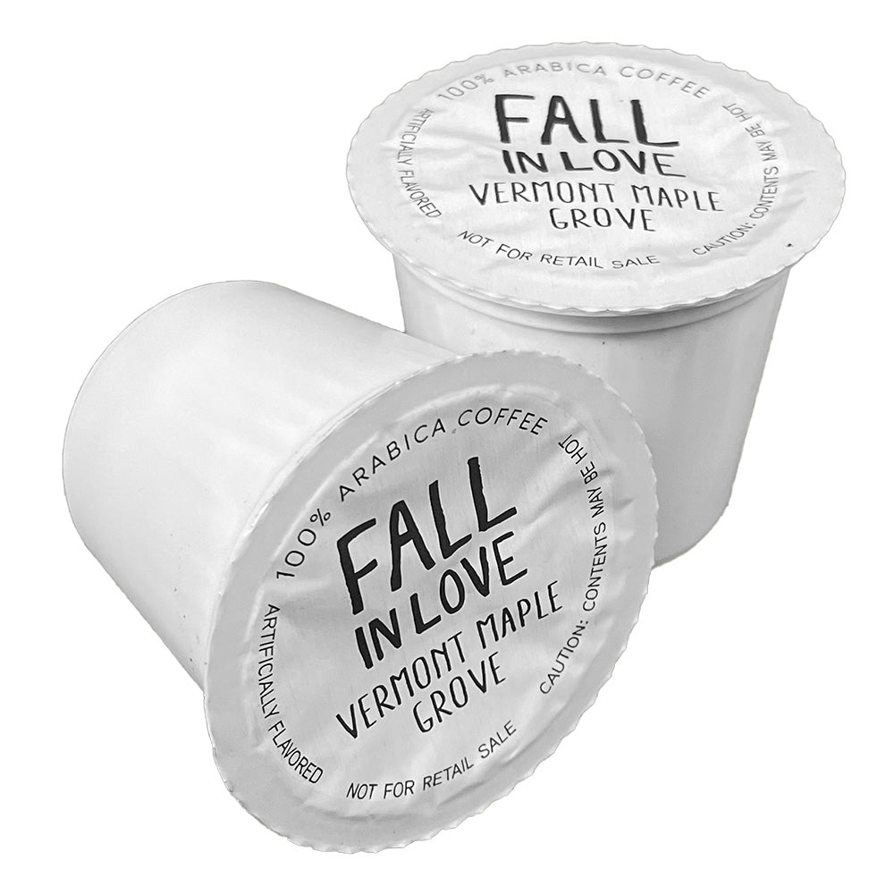 Fall in Love Vermont Maple Grove Flavored 12ct Single Serve Coffee - Vegan America