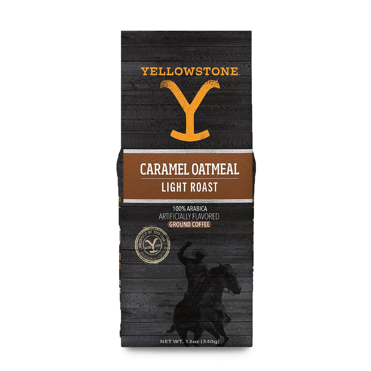 Yellowstone 12oz Caramel Oatmeal Flavored Ground Coffee - Vegan America