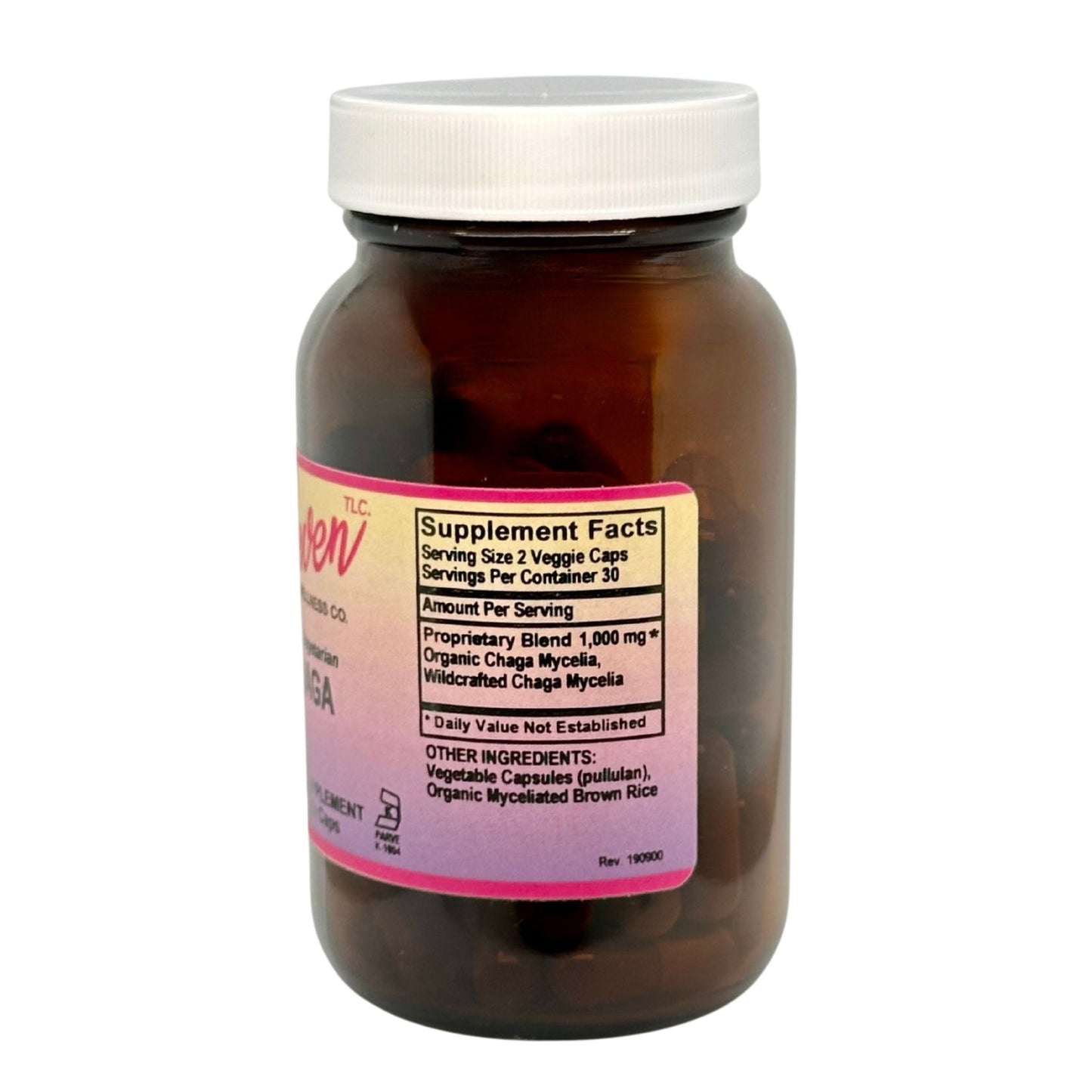Organic Chaga Mushroom Capsules |60 Count - Vegan America