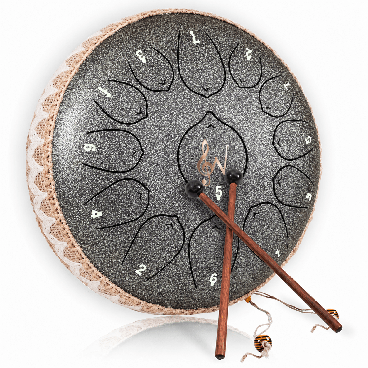 Wise Harmony 12 Inch Steel Tongue Rain Drum - Vegan America