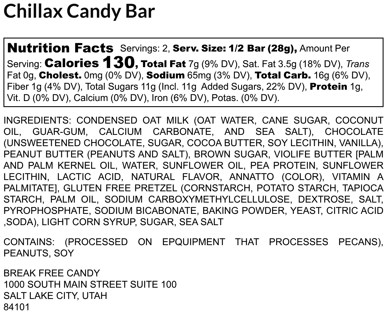 Vegan Chillax Bar™ (Pack of 4) - Vegan America