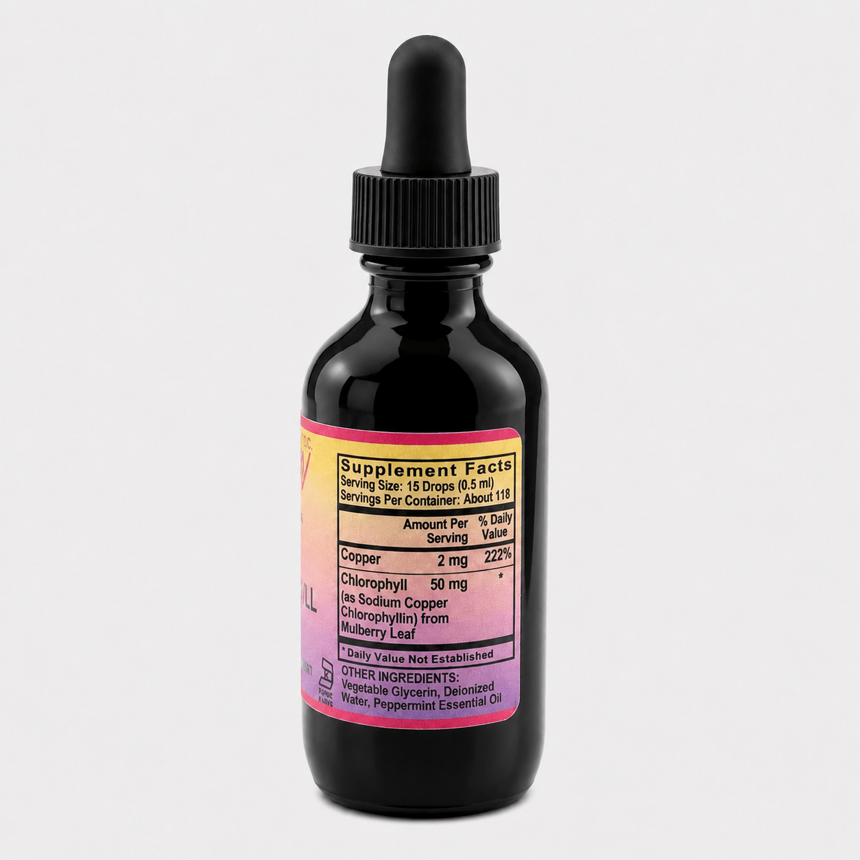 Chlorophyll Alcohol Free Tincture | 2 oz - Vegan America