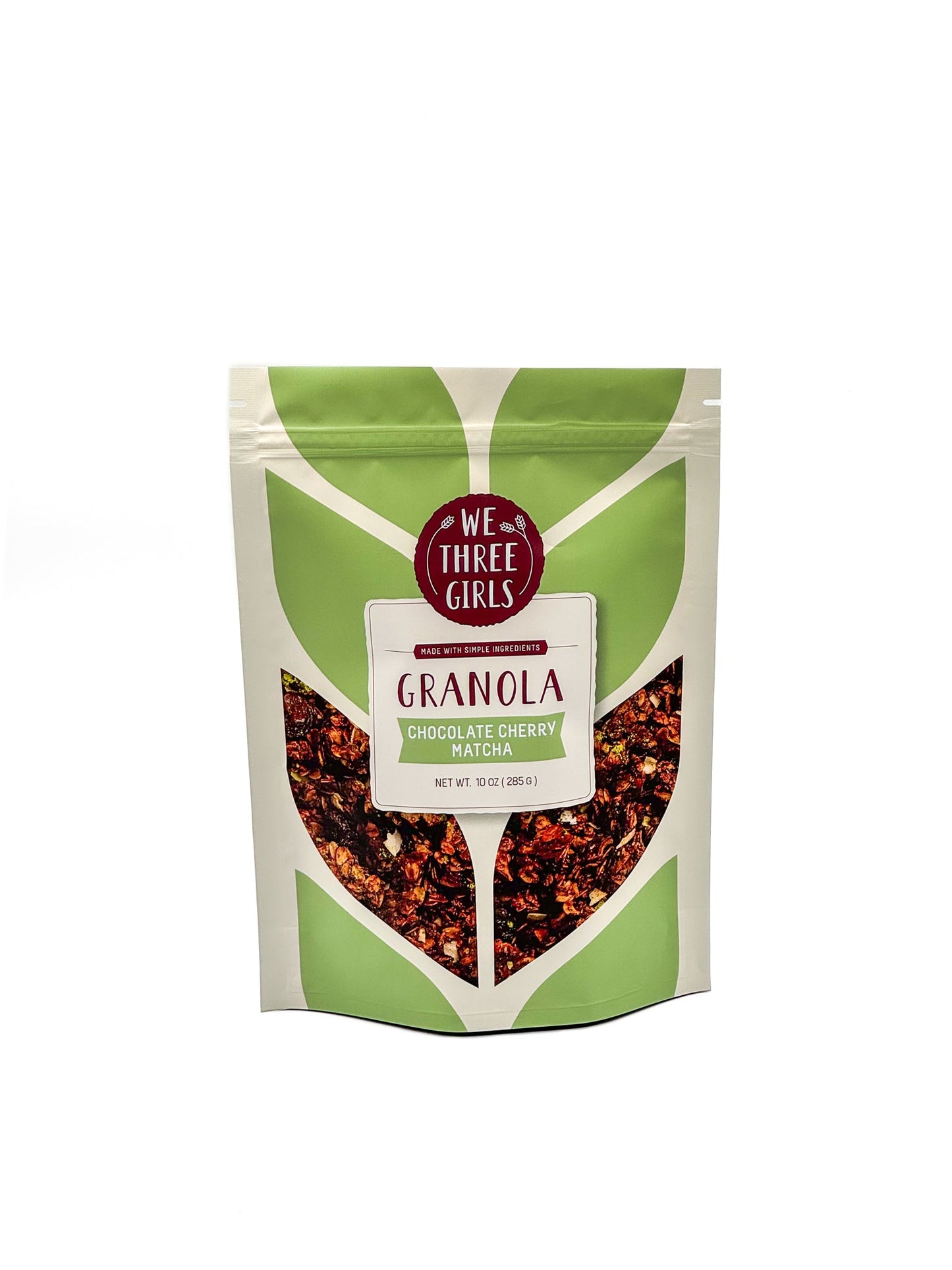 Chocolate Cherry Matcha Granola | Size: 10 oz bag - Vegan America