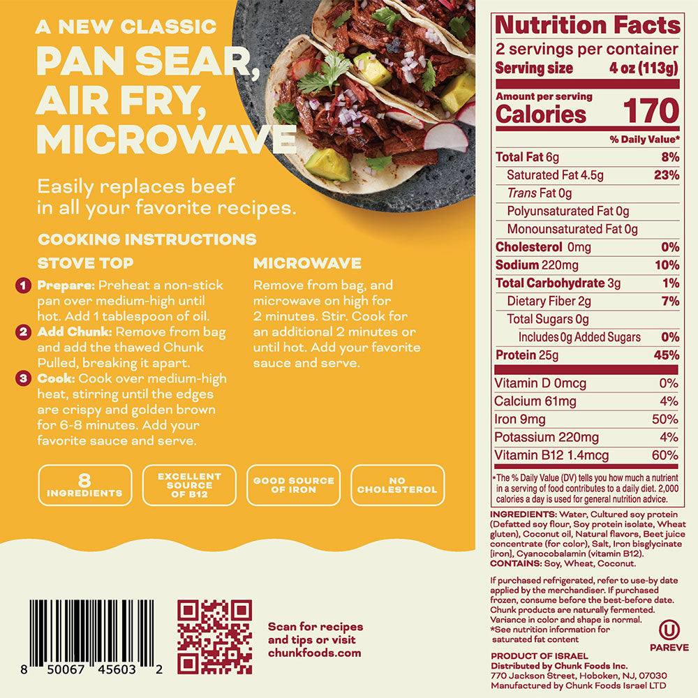Chunk - Plant Based Pulled Meat, 8oz