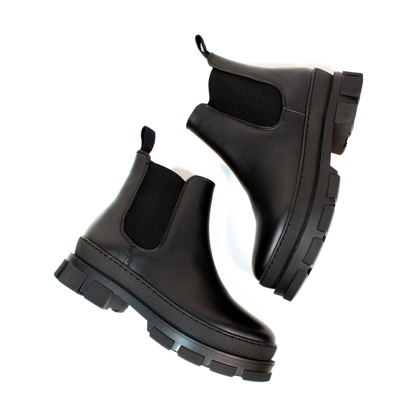 Luxe Track Sole Chelsea Boots