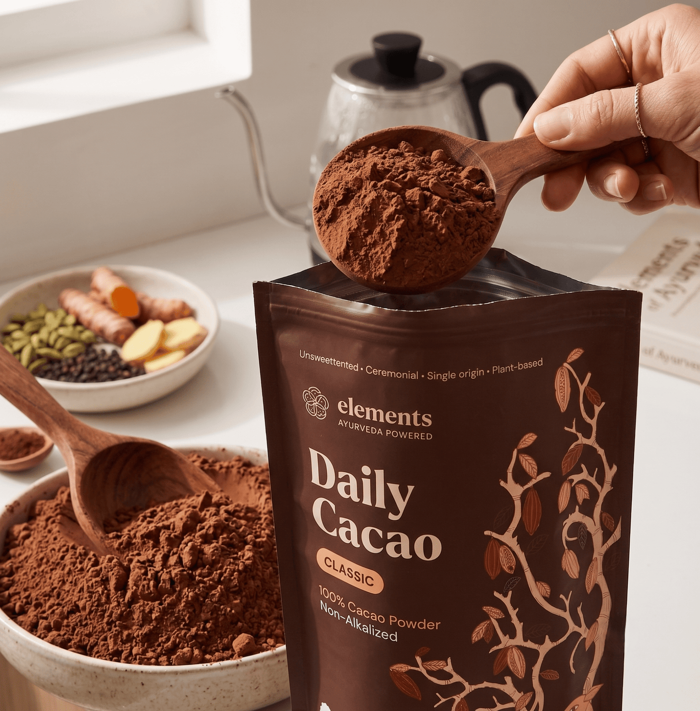 Daily Cacao : Classic - 100% Cacao Powder - Vegan America