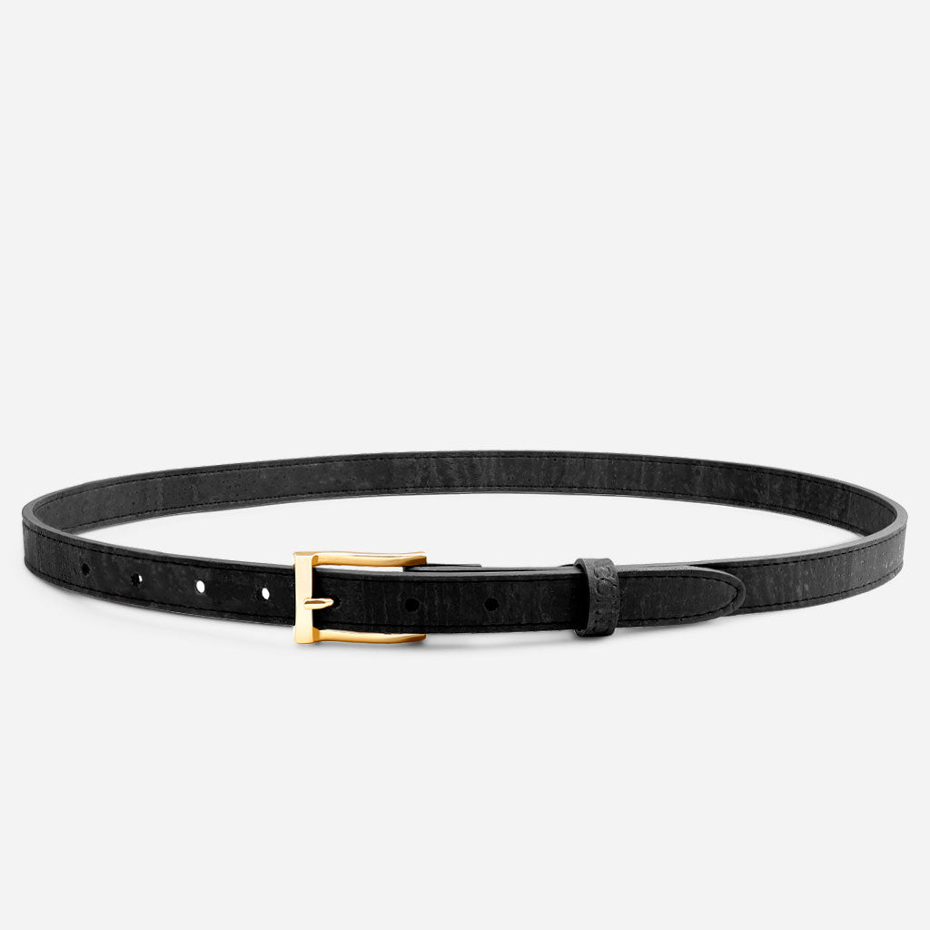 Women Cork Belt 20mm (13/16") - Gold Buckle