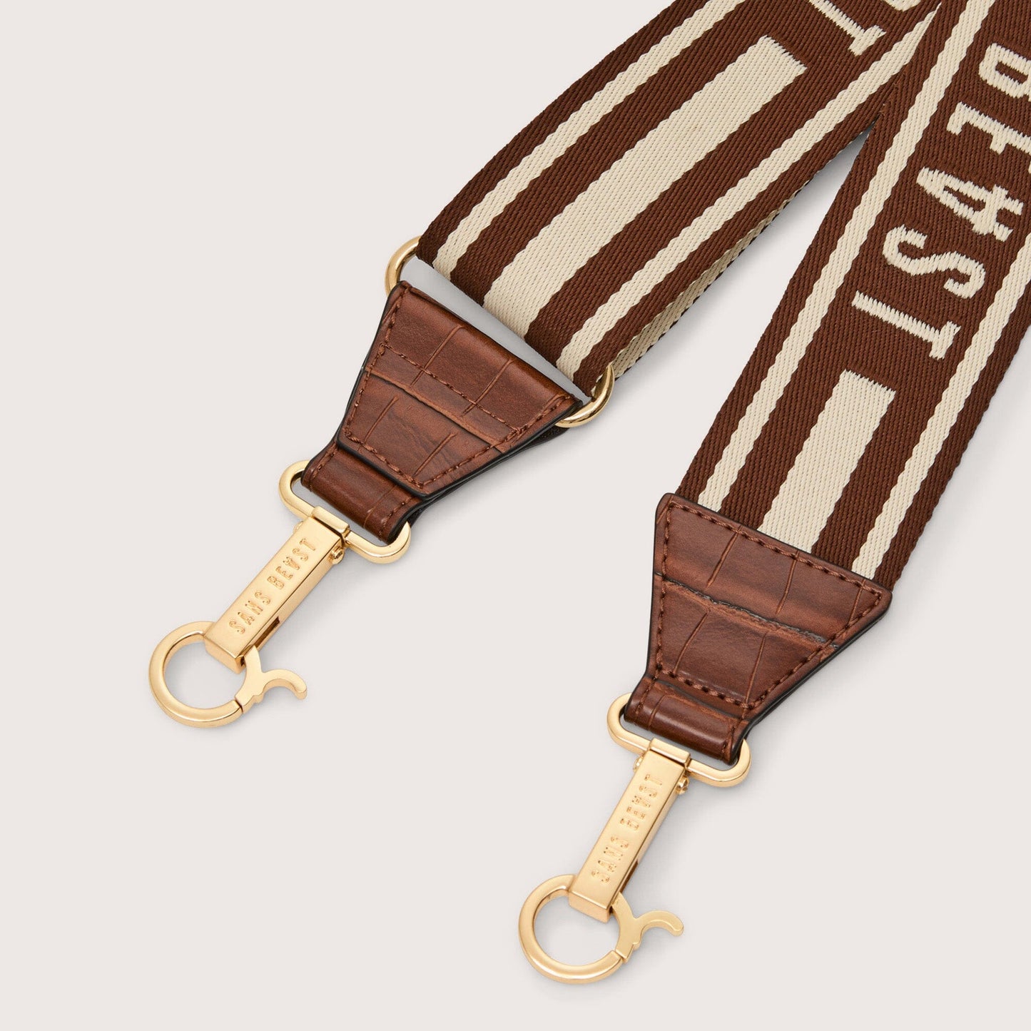 Corridor Bag Strap - Chestnut + Gold