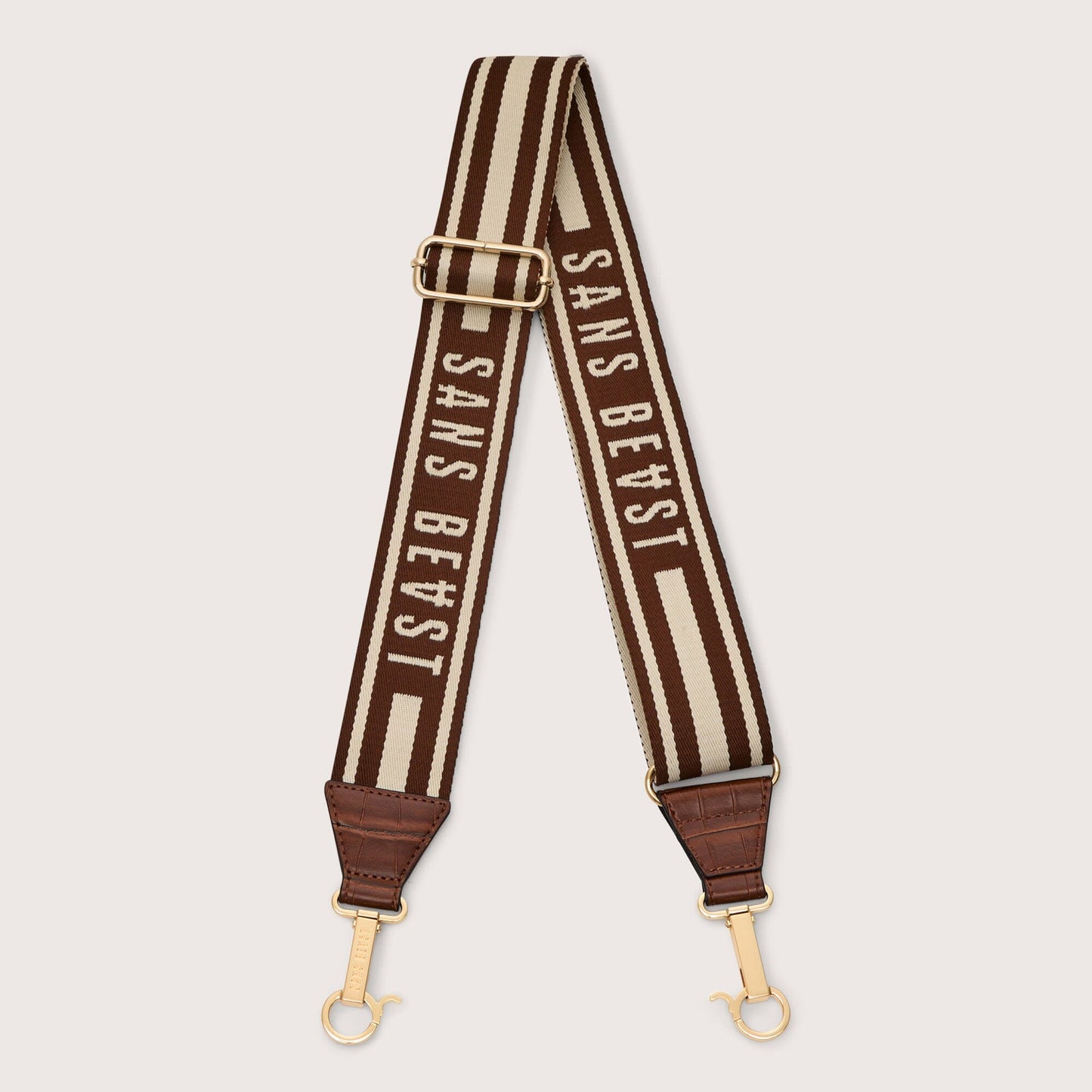 Corridor Bag Strap - Chestnut + Gold