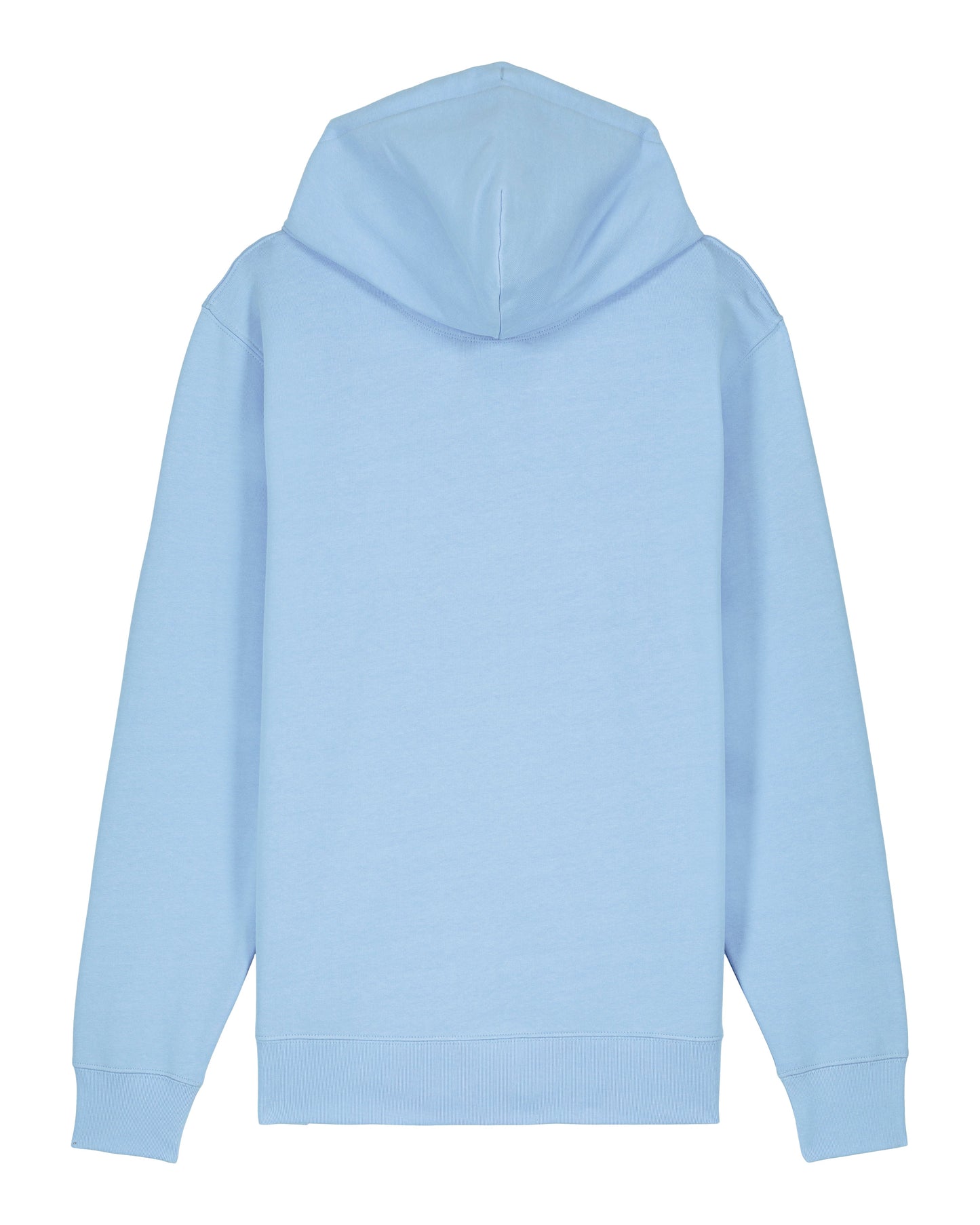 Women's Organic Cotton Relaxed Fit Zip Hoodie | Sky Blue
