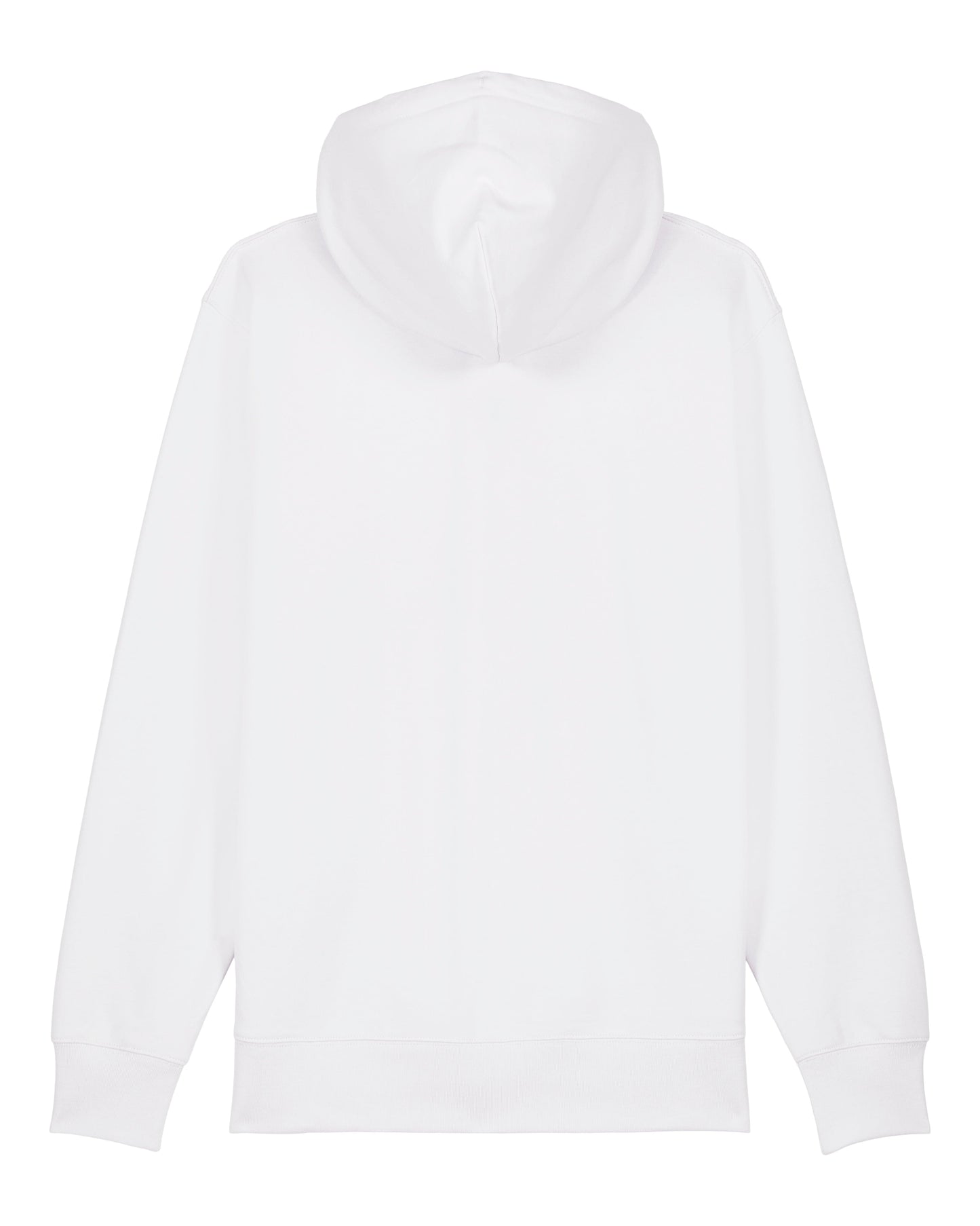 Women's Organic Cotton Relaxed Fit Zip Hoodie | Snow White