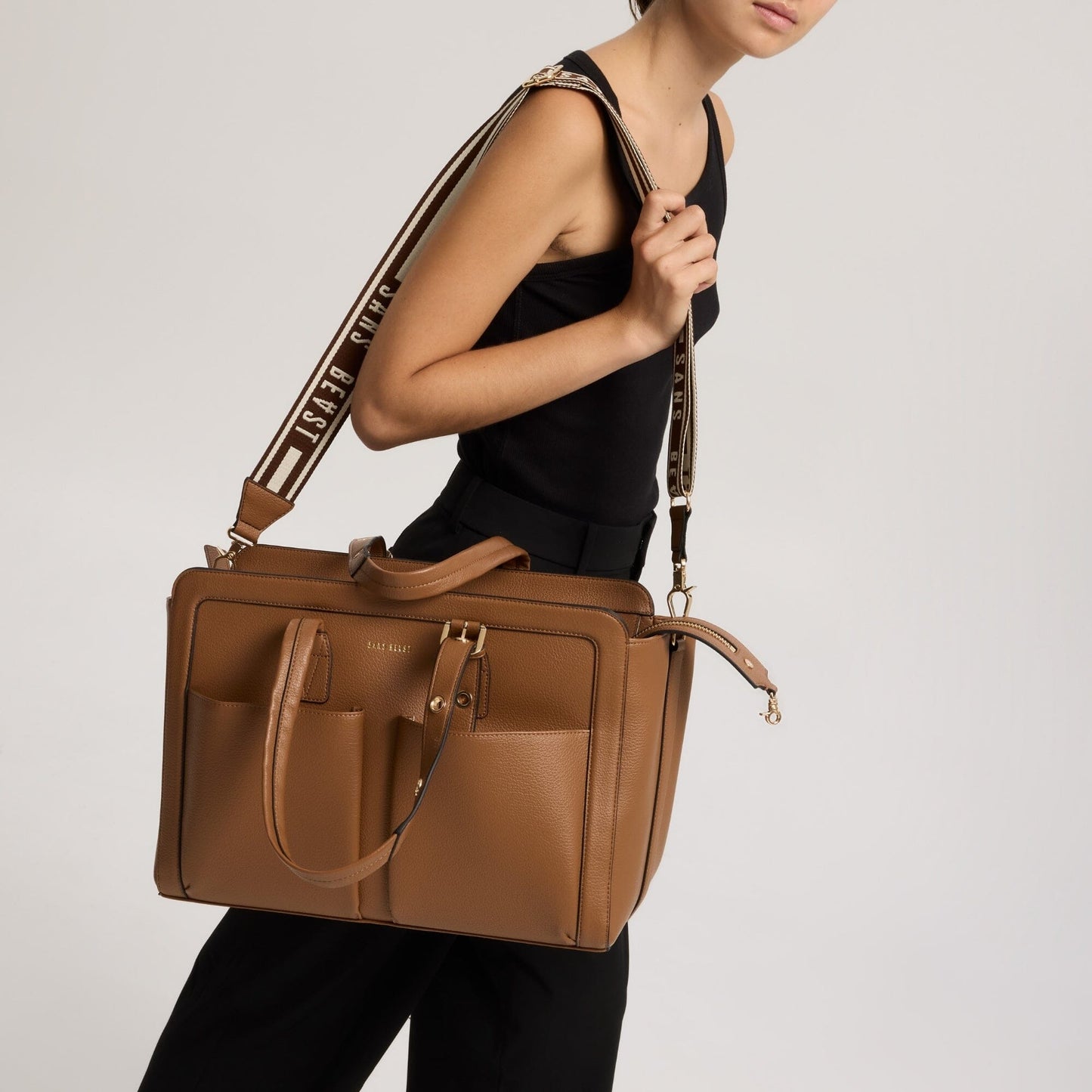 Daytripper Tote - Cinnamon + Gold