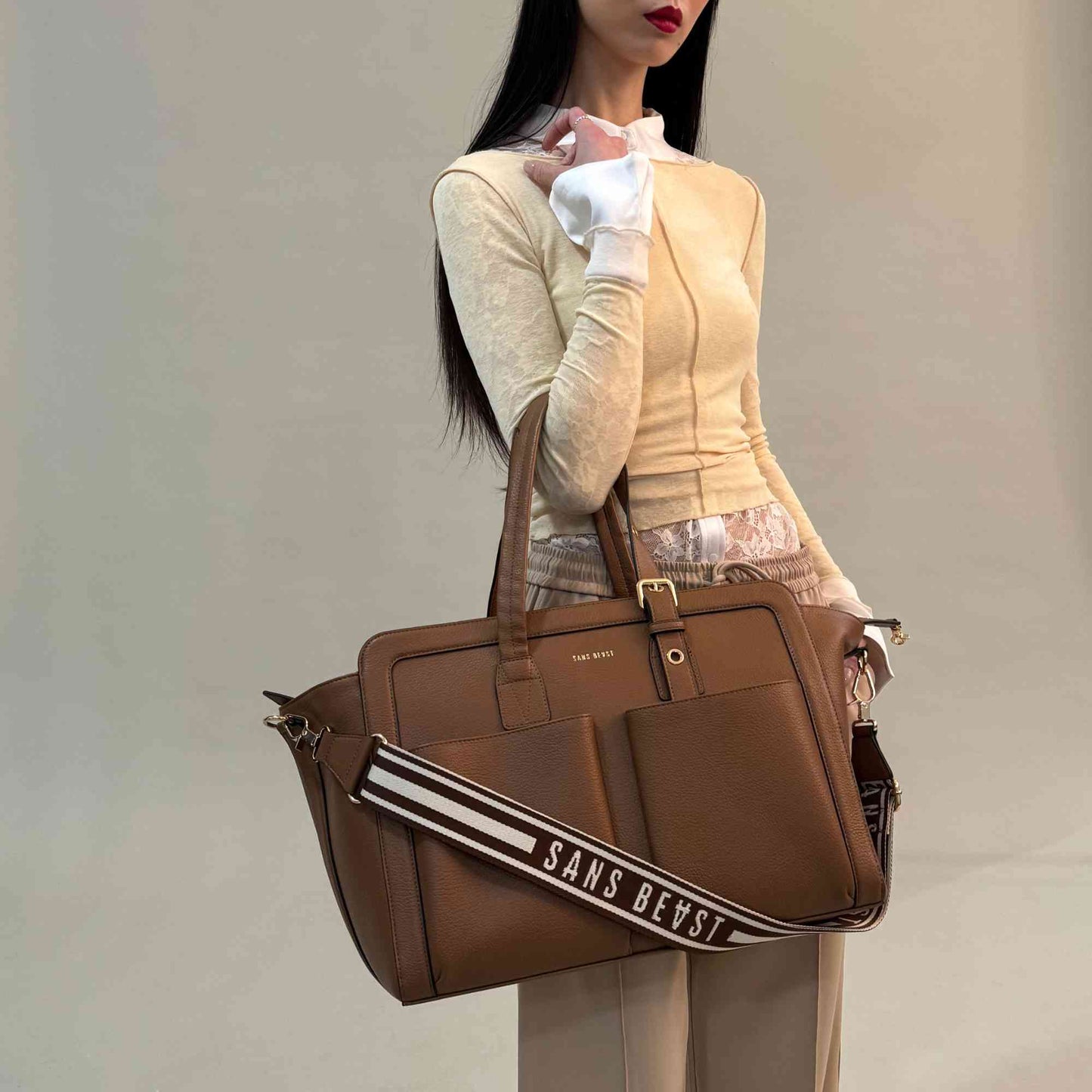 Daytripper Tote - Cinnamon + Gold