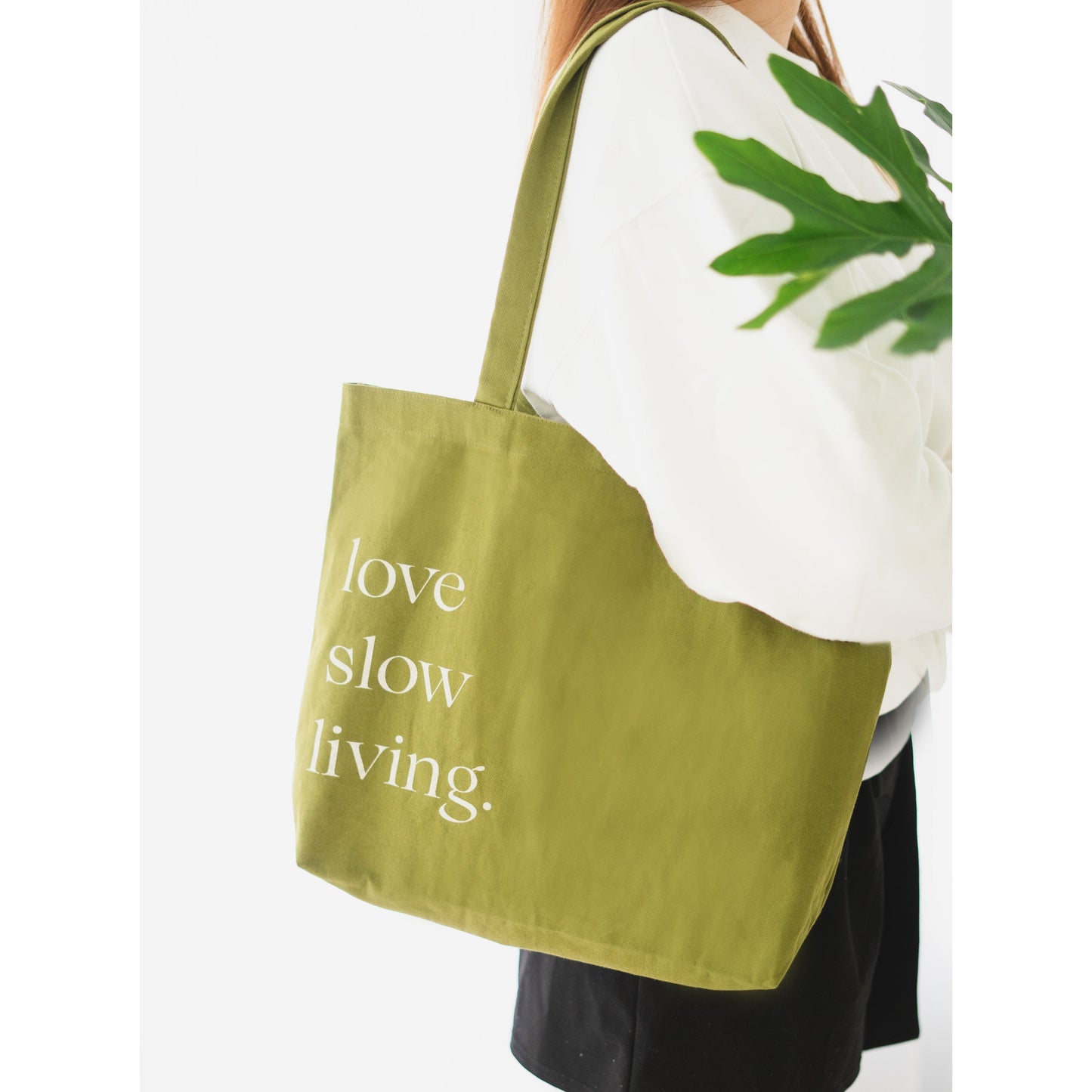 Love Slow Living Tote Bag