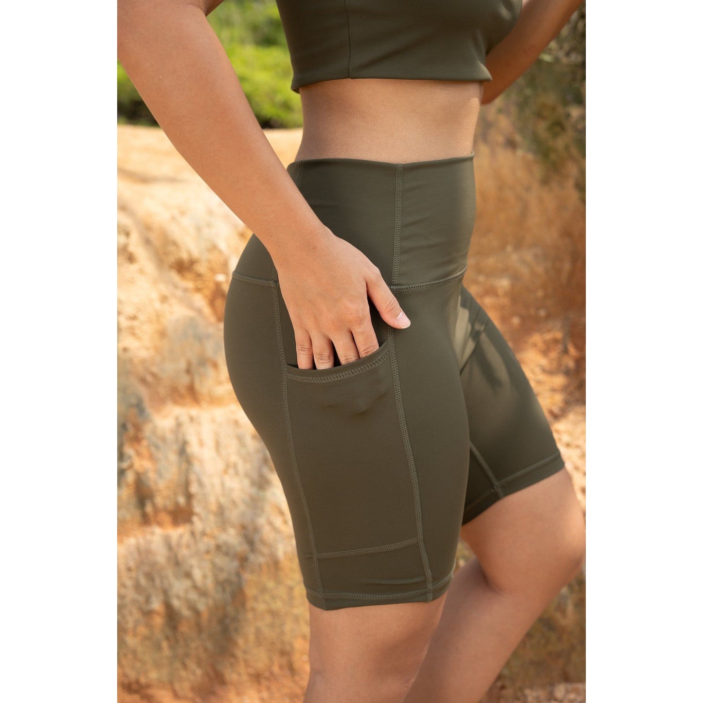 All Day Bike Shorts - willow