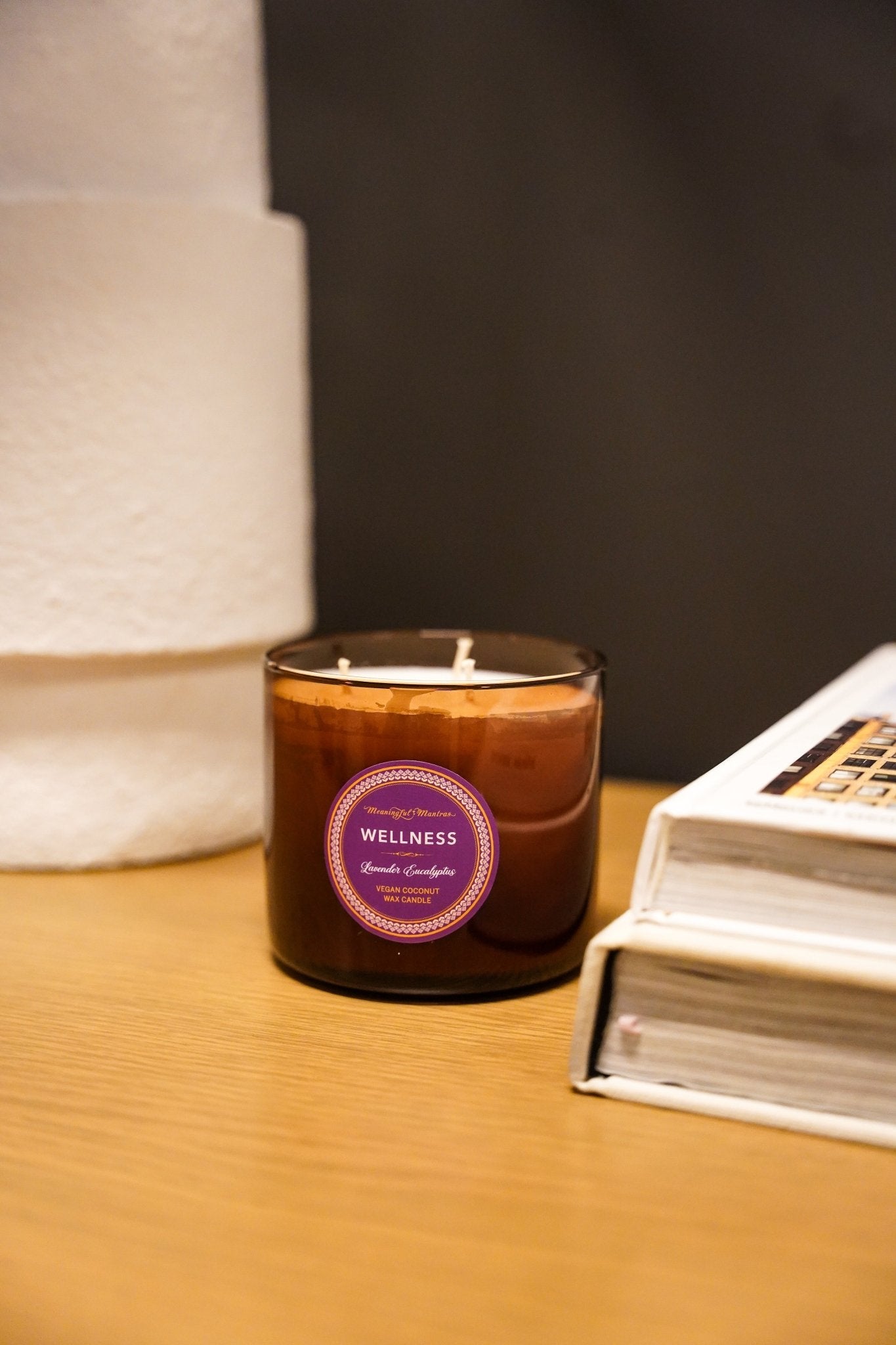 Wellness Lavender Eucalyptus 3 - Wick Candle - Vegan America