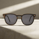 Lark - Squared Wood Sunglasses - Vegan America