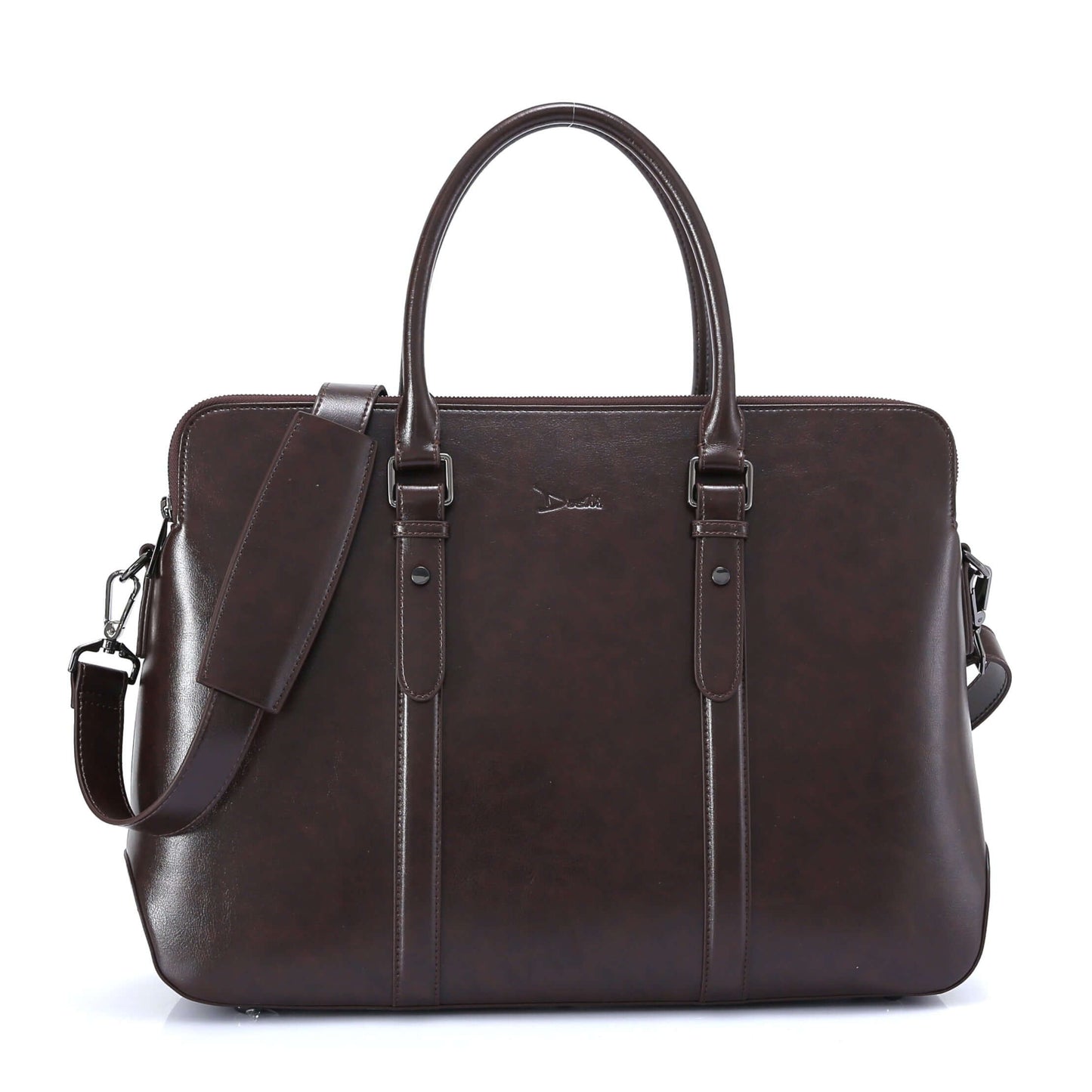 Large Classic Men's Vegan Briefcase 3 - Vegan America