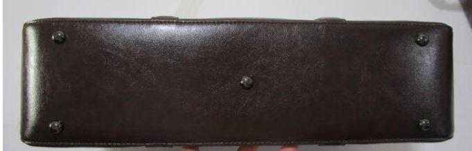 Large Classic Women's Vegan Briefcase 3 - Vegan America