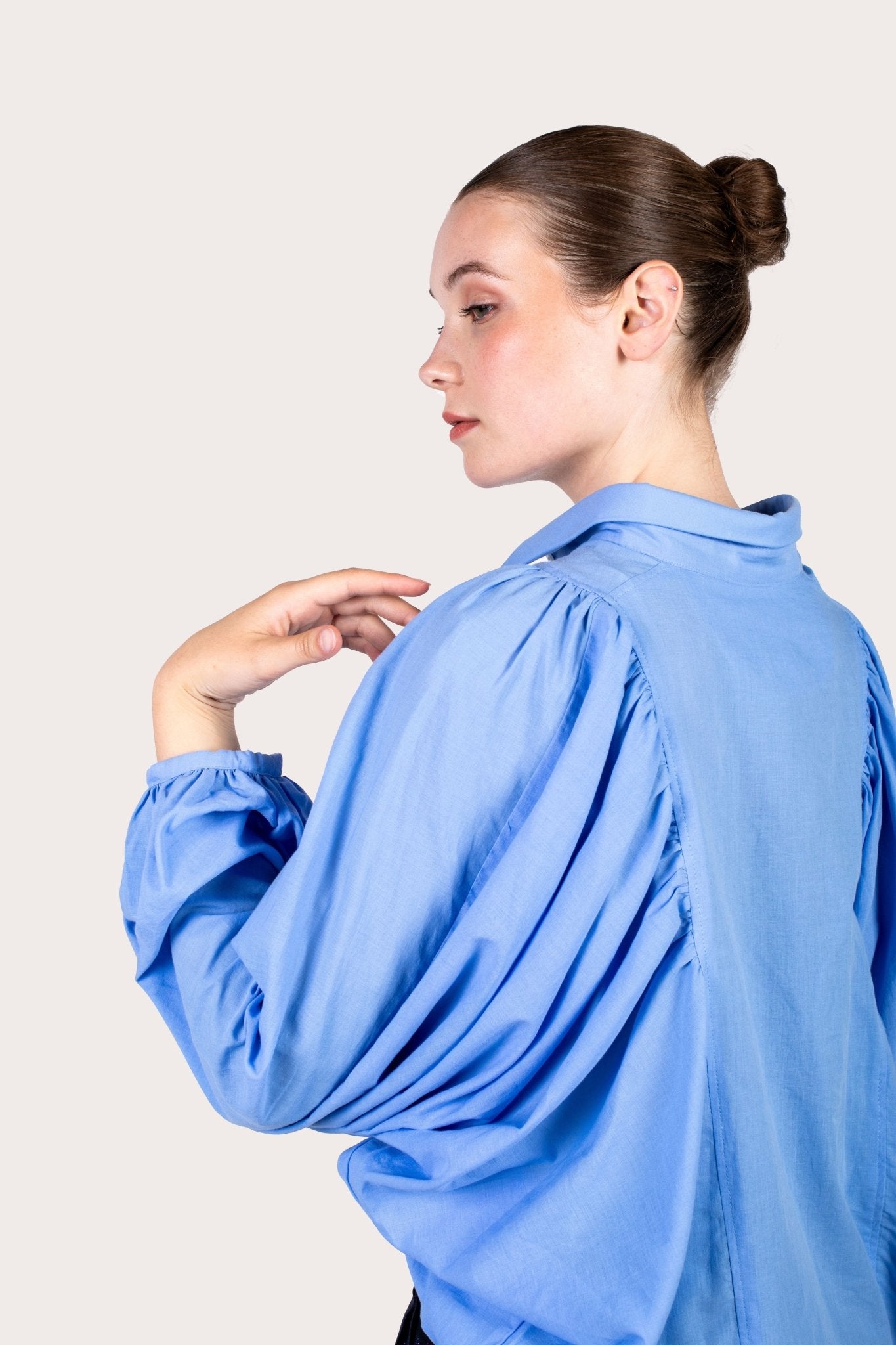 Chemise Loreleï Bleue - Vegan America