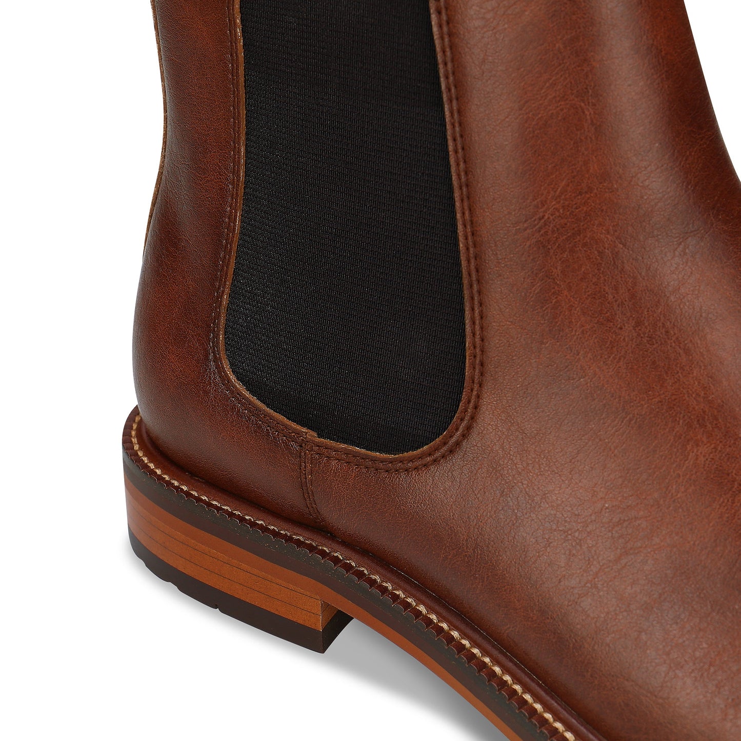 Men's Vegan Chelsea Boots Duncan Brown