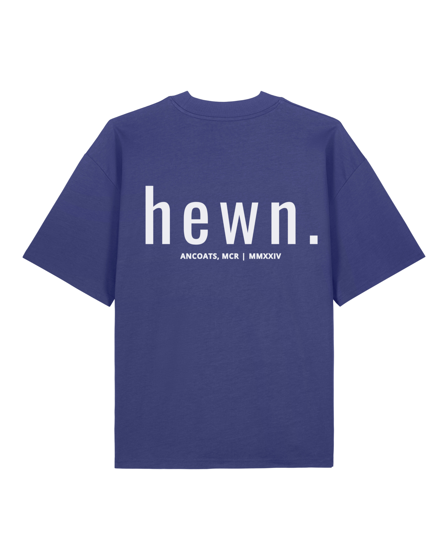 Men's Organic Cotton Signature Oversized T-Shirt | Dusk Purple