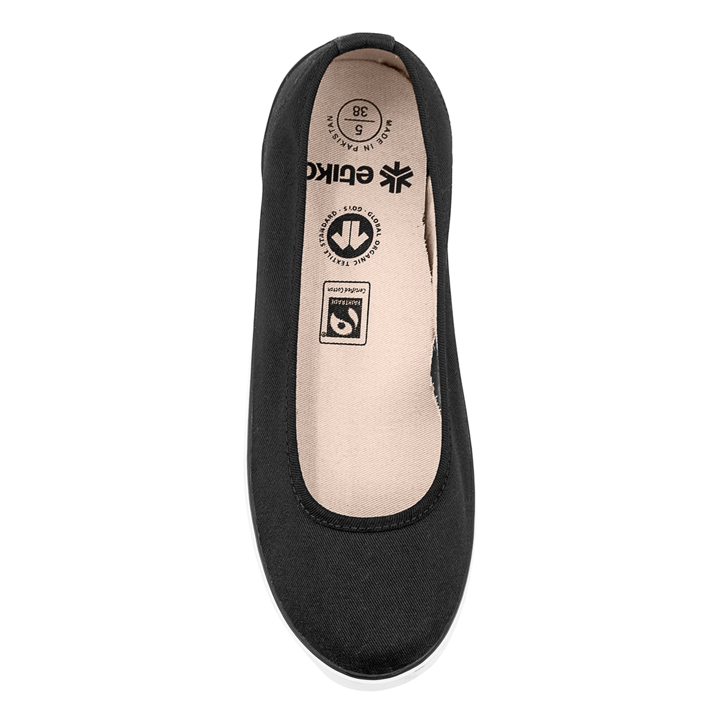 Ballet Flats, Black and White