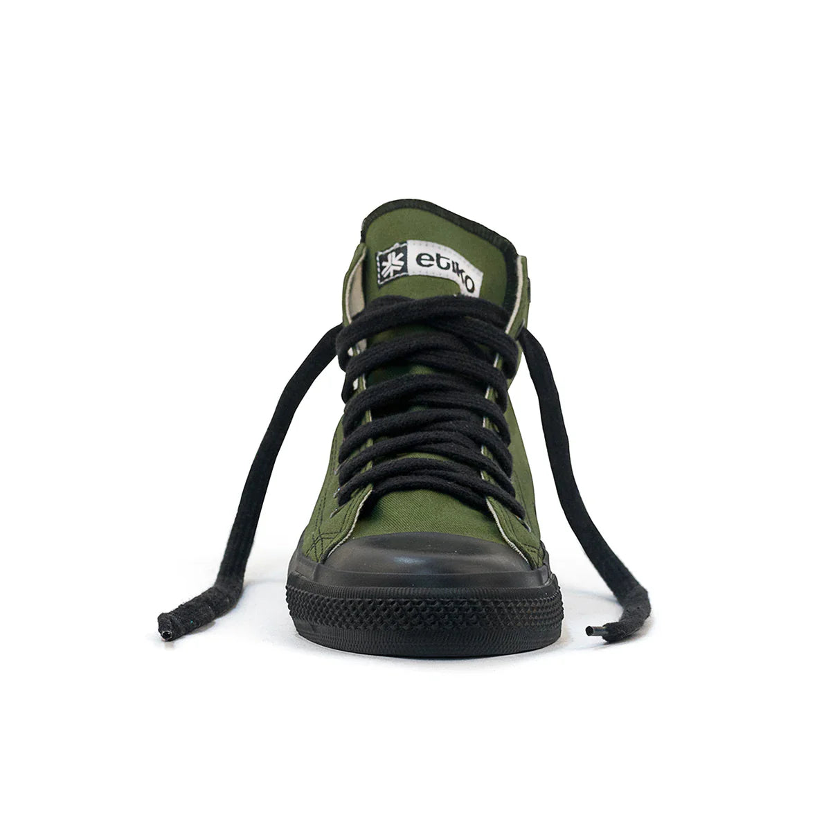 Kids High Top Sneakers, Olive & Black, CLEARANCE STOCK