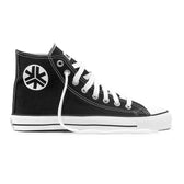 High Top Sneakers, Black & White - Vegan America
