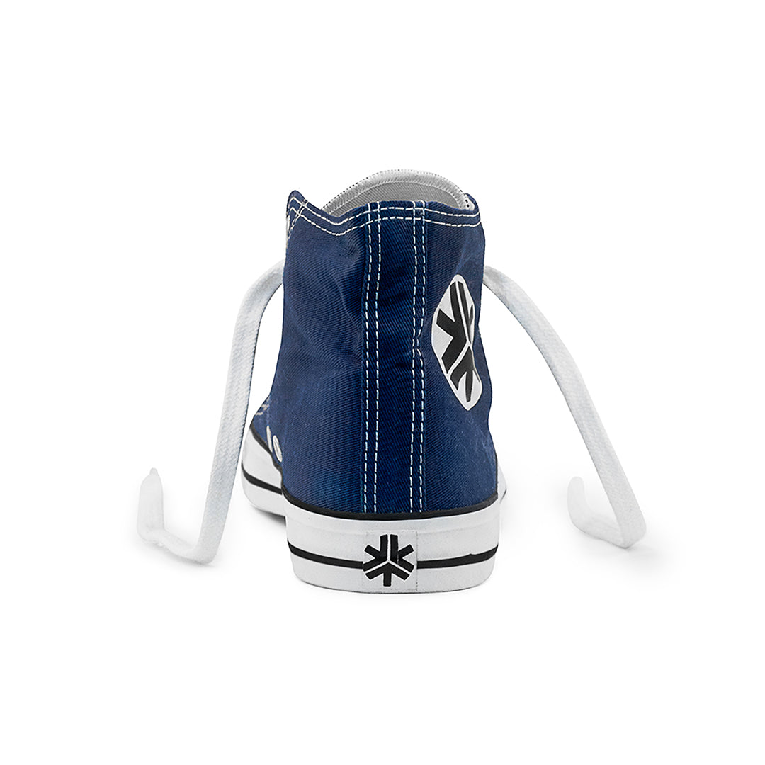 High Top Sneakers, Blue & White