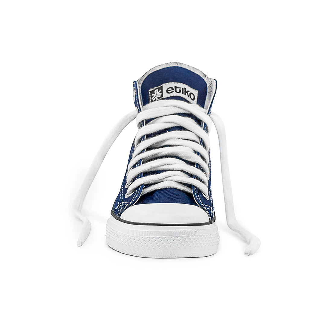 High Top Sneakers, Blue & White