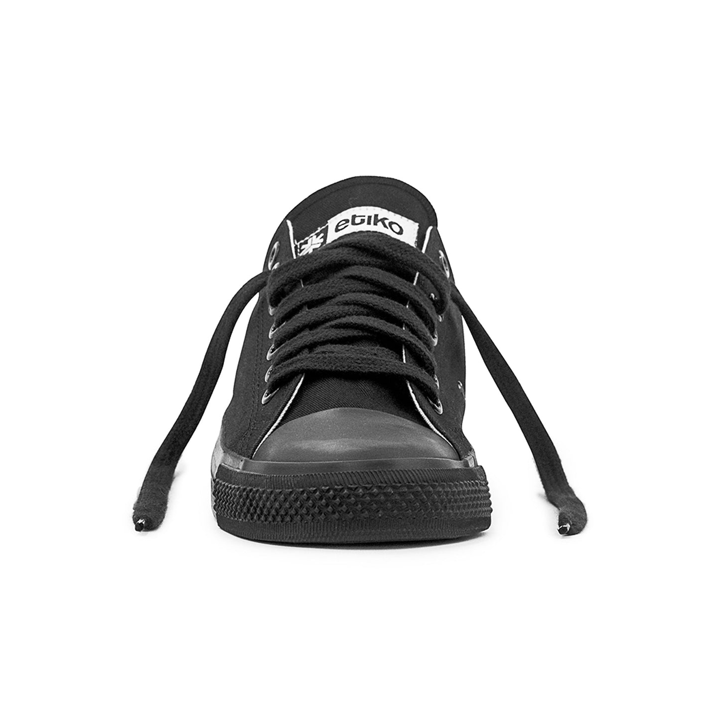 Low Cut Sneakers, All Black