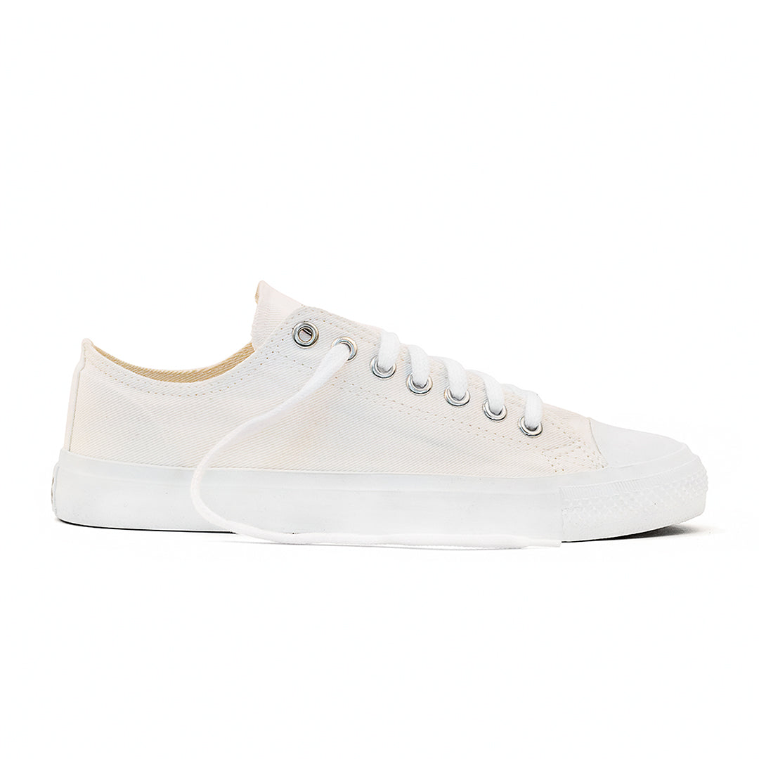 Low Cut Sneakers, All White CLEARANCE STOCK