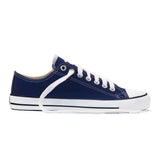 Low Cut Sneakers, Blue & White - Vegan America