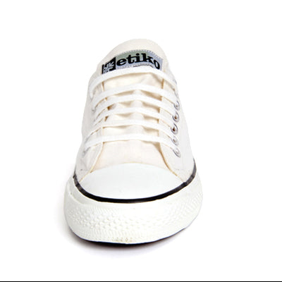Low Cut Sneakers, White Stripe