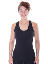 Racerback Singlet, Women's Black - Vegan America