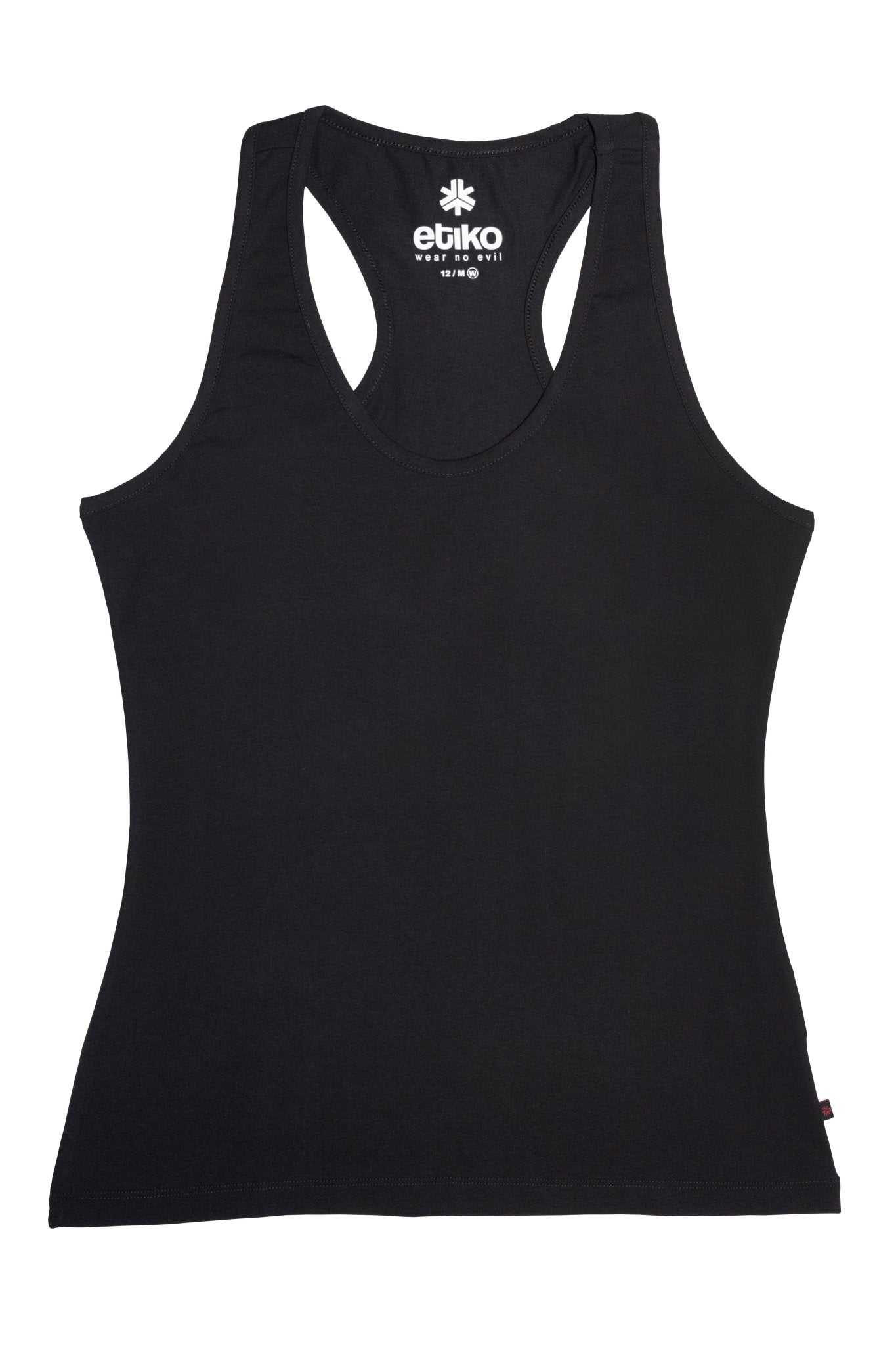 Racerback Singlet, Women's Black - Vegan America
